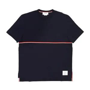 톰브라운 반팔 티셔츠 남성 코튼 MJS221A J0058 415