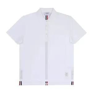 톰브라운 반팔 티셔츠 남성 카라티 MJP042A 00050 100