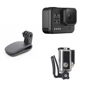 고프로 호환 액션캠 모자 집게 클램프 마운트 백팩 밴드
