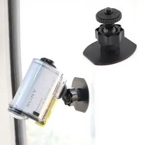 자동차 차 앞면 유리 블랙박스 CCTV 부착 회전 1/4 나사 마운트 거치대