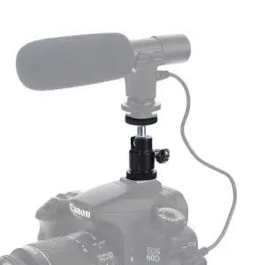 [골드스마일]볼헤드 핫슈 콜드슈 1/4 나사 마운트 카메라 액션캠 조명 모니터