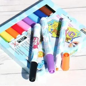 우찌다 TD17LD12 다림질이 필요없는 MARVY 패브릭마카 10색 set