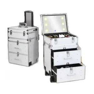 메이크업 캐리어 화장품수납대 네일아트 거울 HD 반영구