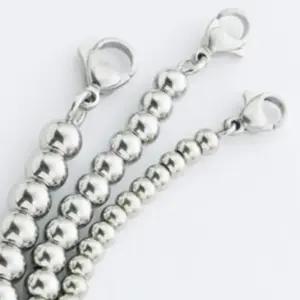 [라일리쥬얼리] Rly 커플팔찌 은볼팔찌 (5mm) 여자팔찌 남자 우정