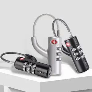 TSA와이어자물쇠 통관 캐리어 보안 수화물 자물쇠종류 안전 자물쇠