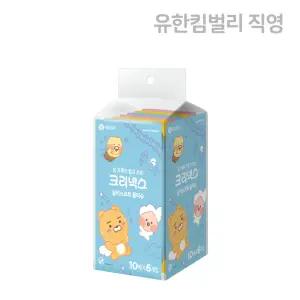 크리넥스 수앤수 실키 카카오프렌즈 물티슈 10매, 6개