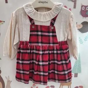 압소바 CB01 프릴멜빵체크OP AV5-55103 (8873041)