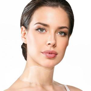 BLUMBODY 넥 주름 패치 u2013 피부 탄력을 위한 주름방지 실리콘 재사용가능 오버나이트 패드 안티에이징 와플 지우기 데콜레테 (2개월 공급)