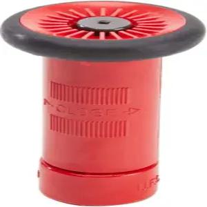 소형 내구성 고무 범퍼가 장착된 1인치 플라스틱 레드 파이어 노즐(NH)