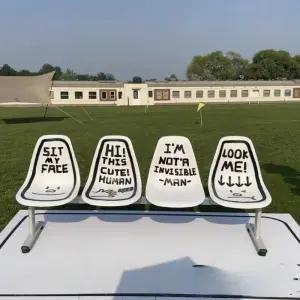 버스정류장 의자 학교 농구장 야외 웨이팅 카페 인테리어 대기의자