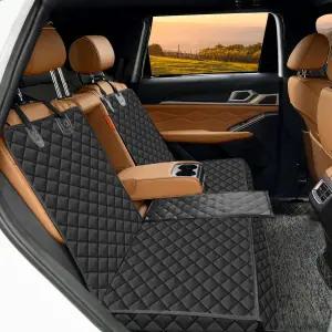 HCCW 반려견 카시트 커버 반려견용 뒷좌석 반려동물 방수 벤치 시트 보호대 스크래치 방지 논슬립 소프트견