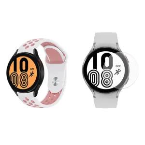 갤럭시워치4 40mm 쿨워터 스트랩+강화유리 1매