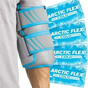 바이브 엘보우 스 팩 랩 - 재사용 가능한 부상용 울트라 콜드 젤 냉온 요법을 위한 팔꿈치 지지 압박