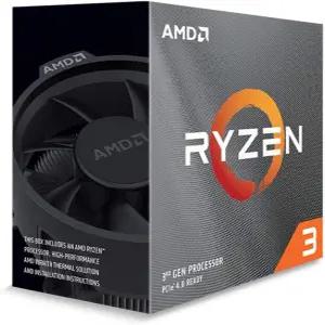 AMD Ryzen 3 3100 4코어 8스레드 잠금 해제 데스크톱 프로세서 레이스 스텔스 쿨러 포함