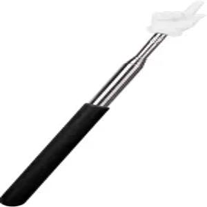 두메로 확장 가능한 핑거 포인터 스틱 학교 접이식 텔레스코프 장손 포인팅 교실 필수품 검은색