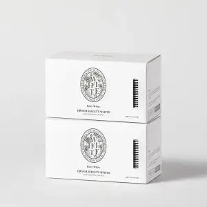 베르블랑 리빙 베르블랑 고농축 섬유유연 건조기시트 화이트향 30매x2개