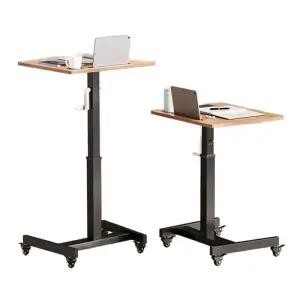 수동모션데스크 이동식 조절 사이드 책상 높이 탁자 수동