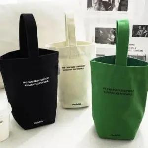 미니 여자 에코백 캔버스 토트백 소품가방 손가방