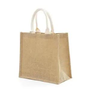 린넨 에코백 화이트 31x27cm 데일리 파우치 심플