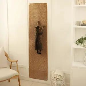 고양이 벽 등반 카펫 - 고정 못이 있는 등반가 67인치 x 17.5인치 실내 고양이용 긁개 러그 매트.