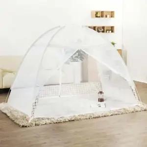 모기장 바닥 일체 텐트 양문