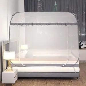 리빙피스 딥슬립 사각 원터치 침대모기장 방충망