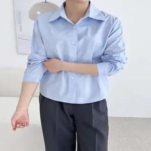 여성 베이직 기본긴팔남방셔츠