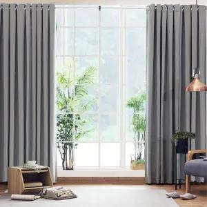 사생활보호 실내온도유지 긴창 아일렛형 암막커텐 대형 거실커튼 암막커튼 창문커텐 가리개커튼