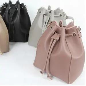 [패션] 버킷백 복조리백 여성 숄더 크로스 가방 핑크