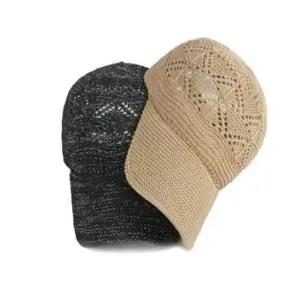 니트짜임 펀칭 볼캡 여름챙모자 여름볼캡 야구모자