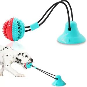 공격적인 츄어를 위한 아스칼드 개 장난감 씹기 강아지 훈련은 지루함을 이빨 밧줄 퍼즐 간식 사료