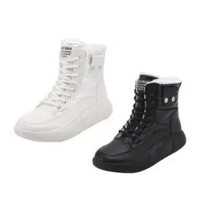 털운동화 겨울 따뜻한 발목 여성 하이탑 통굽방한 부츠 운동화