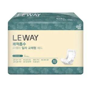 르웨이 속기저귀 일자형 교체패드 30매 x 8팩 성인용 기저귀