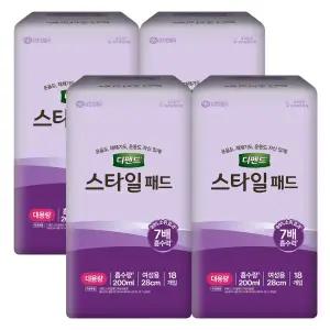 디펜드 스타일 패드 대용량 18개입 X 4개 여성용 요실금 패드 대형
