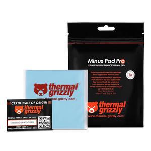 Thermal Grizzly Minus Pad Pro - 100x100x1.0mm 열 인터페이스 패드 전기 비전도성 높은 전도성 SSD GPU 전자기기용 압축성