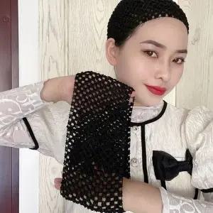 망사 머리띠 망 헤어밴드 헤어망 머리망 M13077