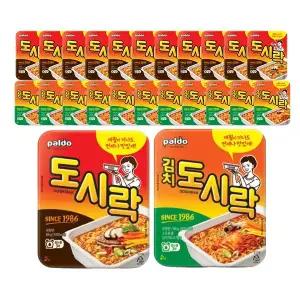 팔도 김치도시락, 86g, 12개 + 도시락, 86g, 12개