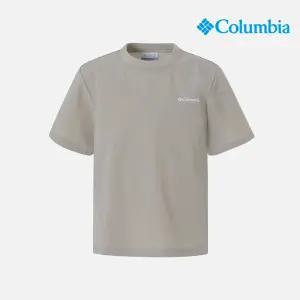 키즈 우븐 반팔 티셔츠_베이지 (C62-YMK606)