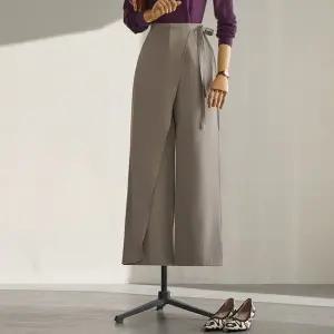 (안나앤모드) gently 찰랑 랩 슬랙스[팬츠EDB38]