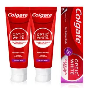 콜게이트 옵틱 화이트 다즐링 화이트닝 미백 치약 100g x2개