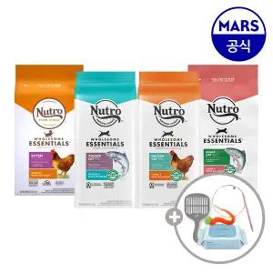 뉴트로 캣 2.27kg 골라담기+모래삽+고양이낚시대+베베숲물티슈