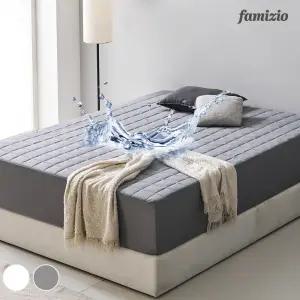 사계절 안심방수 진드기차단 누빔매트리스커버 침대패드 2종