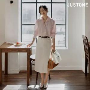 [저스트원] 봄신상특가 30%+7%+T5% 청바지/가디건/티셔츠/셔츠/니트/맨투맨/치마/데일리룩/출근룩