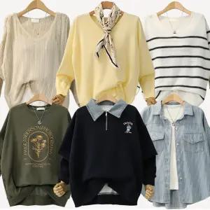 [30%]모노시크 봄신상 7천원대~! 티셔츠/맨투맨/후드/니트/가디건/조끼/남방/셔츠/블라우스/팬츠/스커트/셋업/집업/점퍼