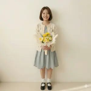 비누꽃 6송이 꽃다발 선물 생일 기념일 꽃선물 (옐로우 장미)