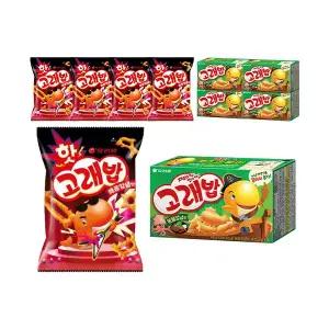 오리온 고래밥볶음 46g, 5개 + 핫고래밥 매콤양념 56g, 5개