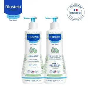 무스텔라 대용량 세트(바디로션500ml+클렌징500ml)
