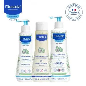 무스텔라 베스트 세트(바디로션300ml+클렌징젤 500ml+샴푸200ml)