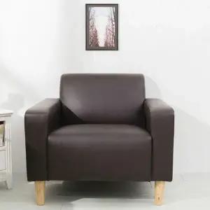 [에보니아] 피코1인소파의자 /인조가죽/패브릭(방수기능)