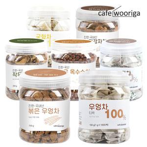 카페 우리가 국산 우엉차 100티백 연근차 쌍화차 팽이버섯차 민들레차 호박팥차 감초차